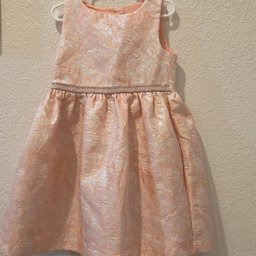 Bonnie Jean Light Pink With Sparks Formal and Elegant Dress For a Little Girl